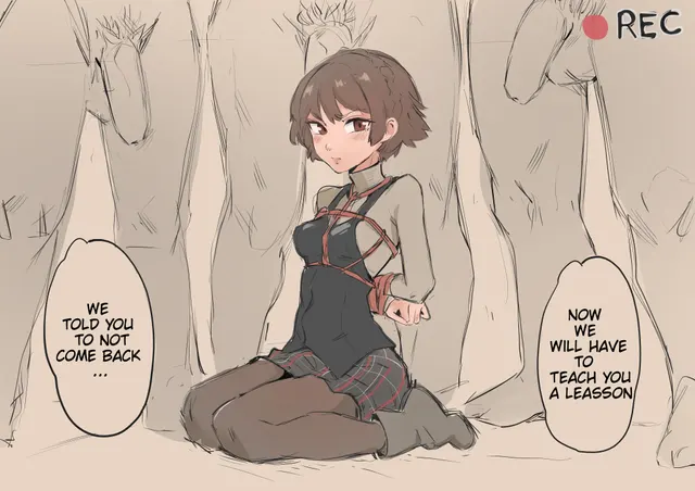 Makoto taking on a whole palace on her own (Cafin)