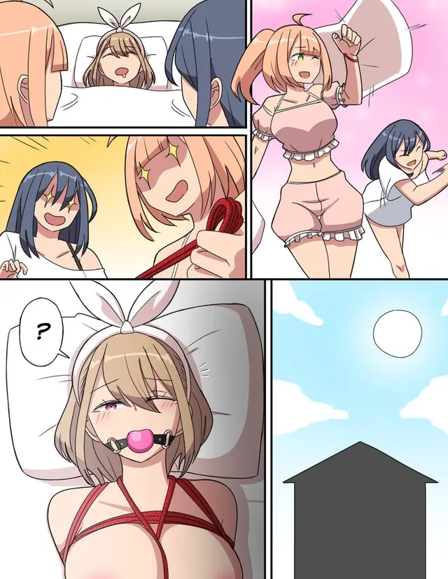 Her friends pranked her while she was sleeping