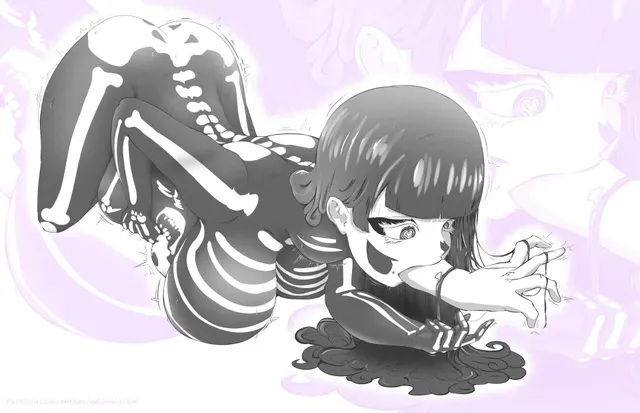 {album} Skeleton onesie (By "Art $avage Animation" on twitter