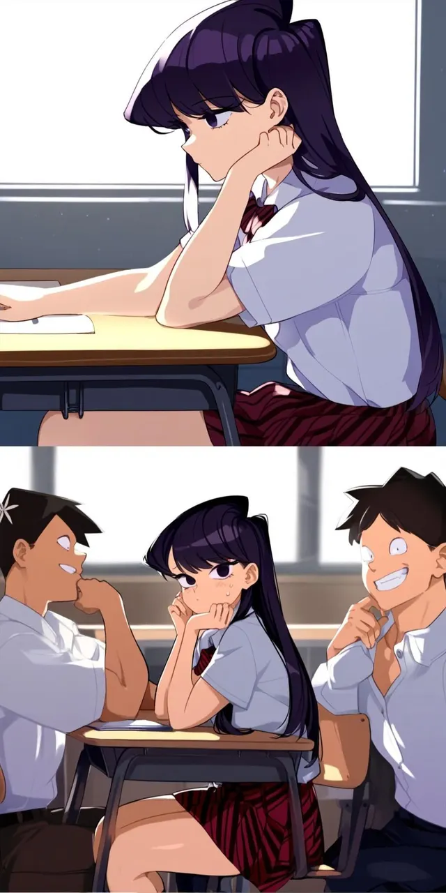 That helpless face of Komi males me so freaking Horny. I would rape her 24/7💦