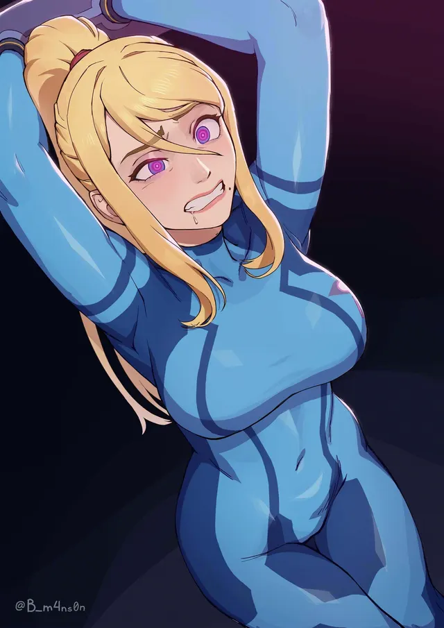 Not even Samus can resist a simple Hypnotica screen (B_m4ns0n)