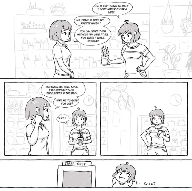 {comic} Horticulture (phex)[F/F, Same Size, Digestion]