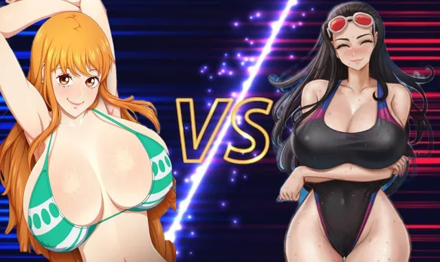 One piece Girls Sexy Tournament! Finale: Nami vs Robin!