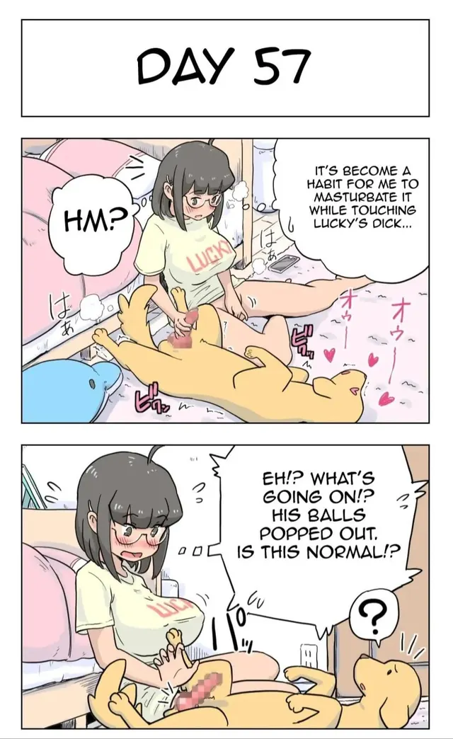 She's slowly learning why dog cock is the best (Lithium)
