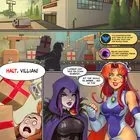 Action Toys, part 1 (Starfire and Raven vs Control Freak) by saneperson