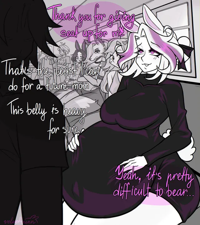 [F] She is very pregnant (velvetbunn) 