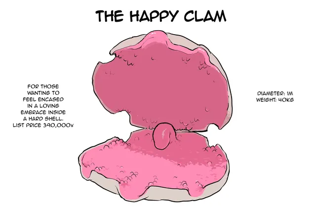 Happy Clam (sabuten translated)