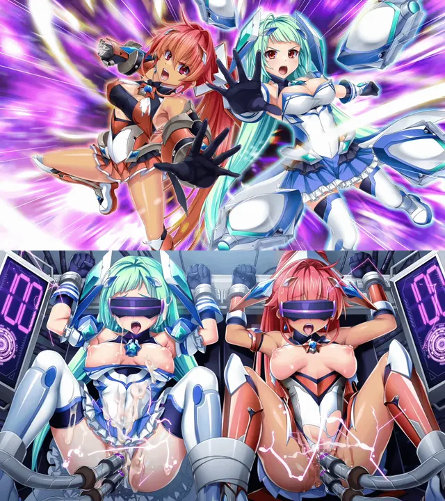 Magical girl heroines brainwashed by their enemies, turned them into their servants