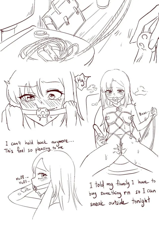 Yuki selfbondage gone wrong