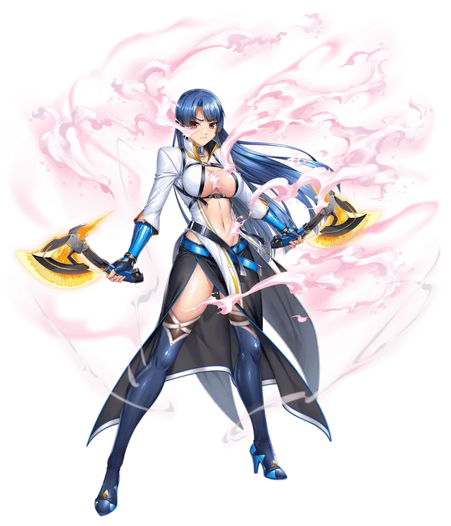 The futuristic kunoichi defeated and brainwashed