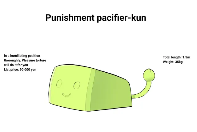 her vagina got violated, and she can't escape from the device