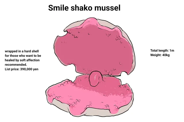 Trapped inside the mussel and got pleasure