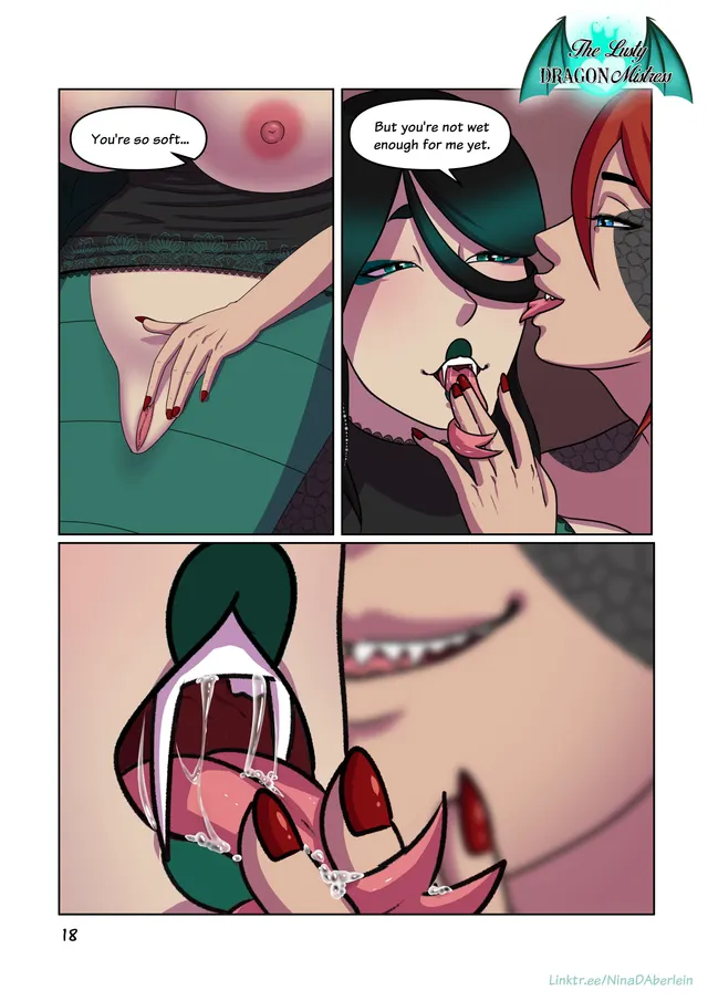 Snake Girl and Dragon girl fucking while Elf watches [The Lusty Dragon Mistress] (Live and Funded on KS)