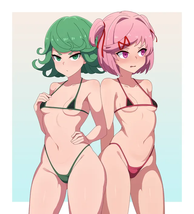 Thick Thighed Tsunderes (Tatsumaki x Natsuki)