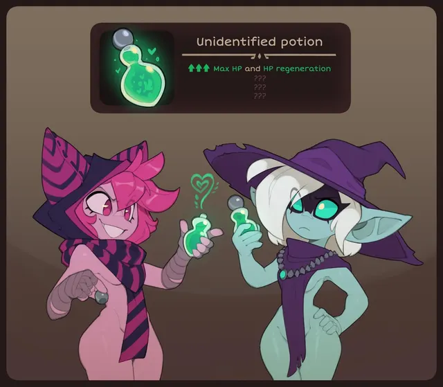 Unidentified Potion by Huffslove (Shortstack RPG-Mechanics)