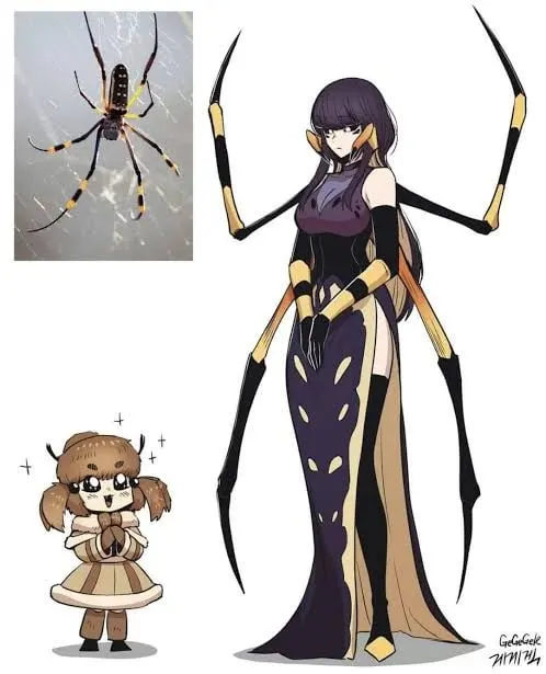 A couple of spoders by gegegek