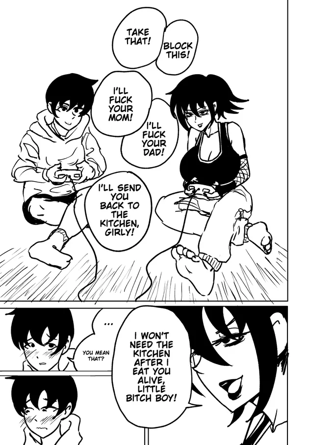 {comic} Ninja Vore 5.1 (source: me - Shoulder Enjoyer)[F/m][oral][Macro/Micro]