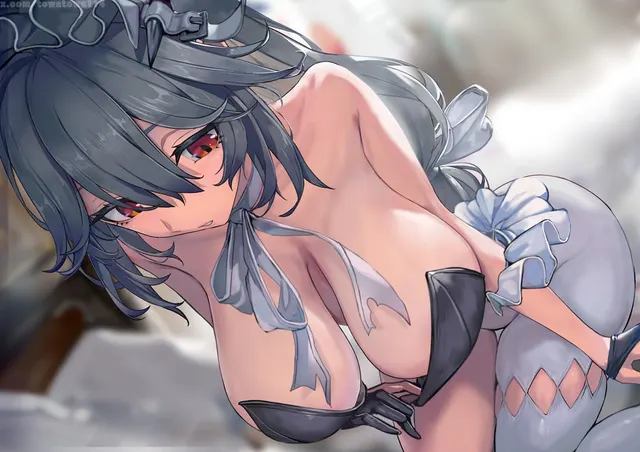 Alexandrina revealing her hangers