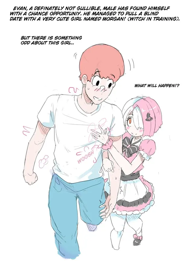 A Bewitching Date by WMaker777 (Dollification Shrinking Wholesome)