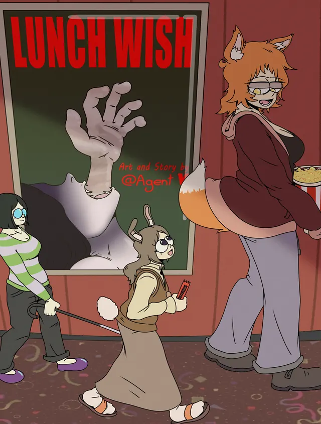 {comic} Lunch Wish - Part 1 [Pre-Vore] [F/F] (AgentV)