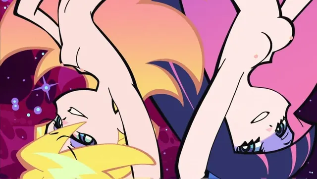 Panty and Stocking went all out with the nudity and sex [New Panty and Stocking with Gaterbelt]