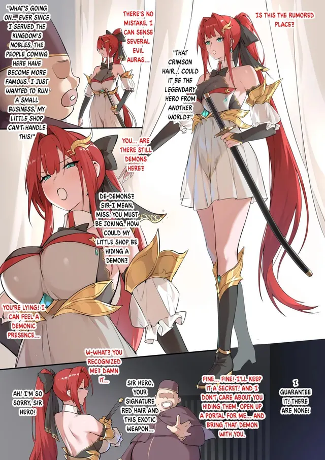 The Hero gets mind controlled by a demon (Dawalixi) [OC]