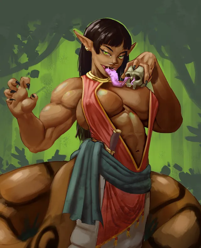 Boa Selene, buff Lamia OC (xip_rm)