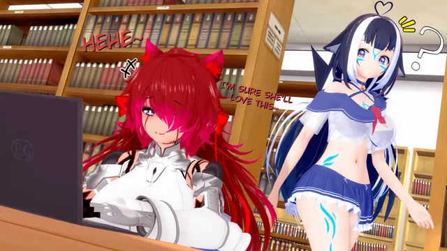 {comic} Lily's Misunderstanding [OC by Schagura] [F/F] [Vtubers]