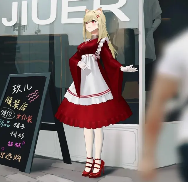 What an odd mannequin.. Wonder why it's vibrating and dripping...