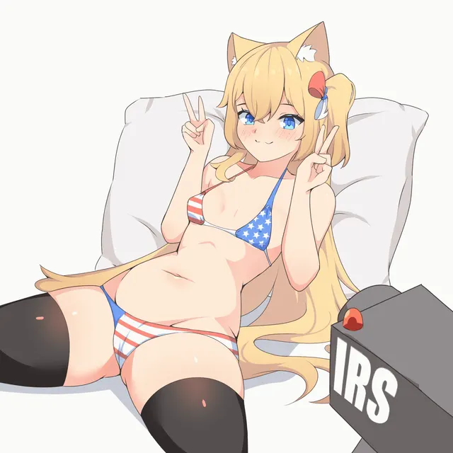 Famous Neko smile on the camera