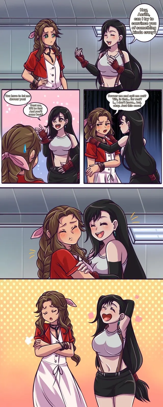 {comic} Tifa wants to try something new (papipo, comms open)