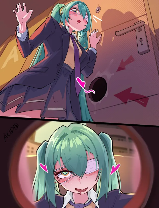 Miku finds a glory hole