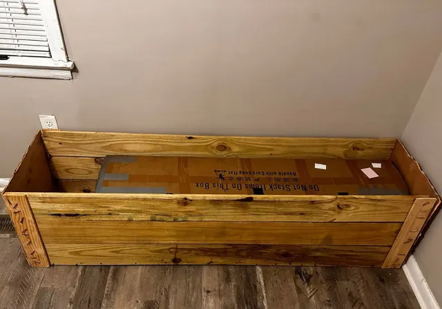 Hiding the sex doll..