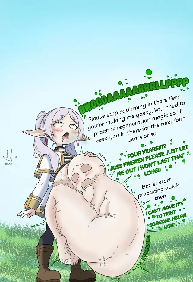 {Image} Regeneration Practice,  Frieren Meme, (Drawn by SSAEMAL: Me)
