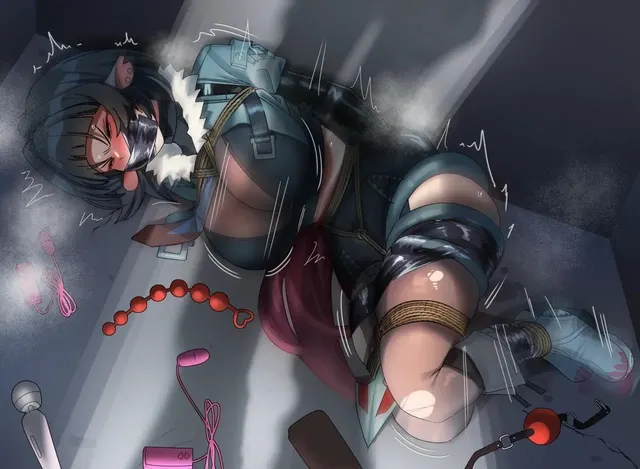 Everything is so tight... but it looks so hot I quess. Why do you like tiing upor being tied up? (Artist Pap_paprika)