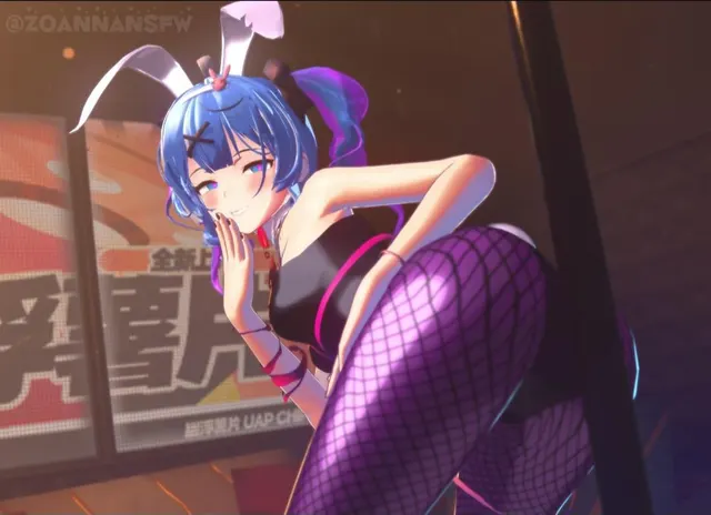 Rabbit Miku in the Pole 🩷 | ZoannaNSFW