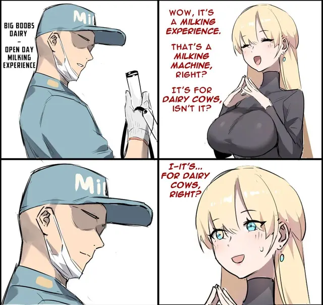 Well it's for a cow*