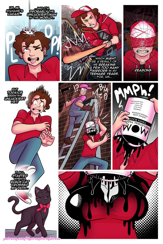 [TheTransformistress] Lucky the Cat (Toon Cat Girl TGTF)