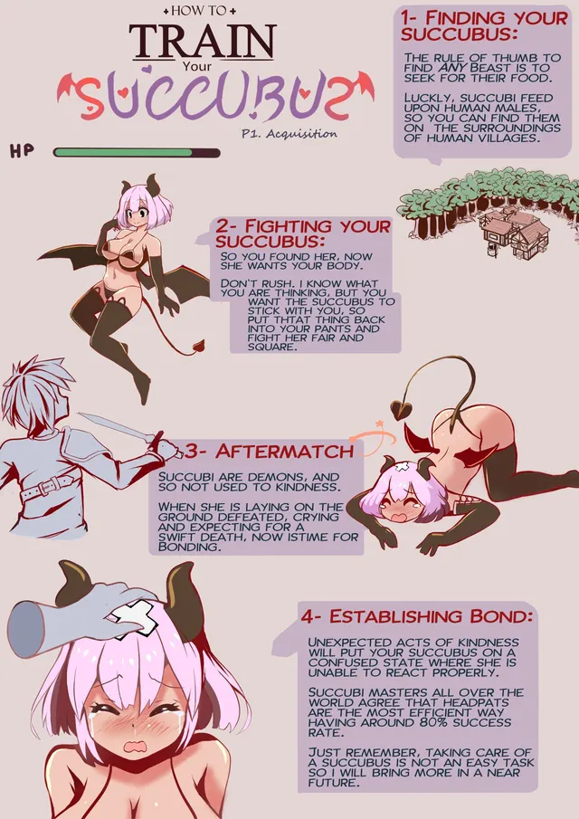 How to Tame Your Succubus. Pt1-4.
