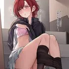 Madoka with heart eyes