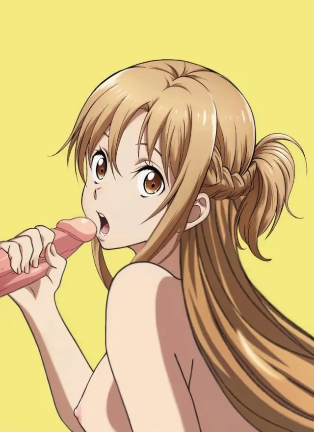 Asuna is a master at giving head