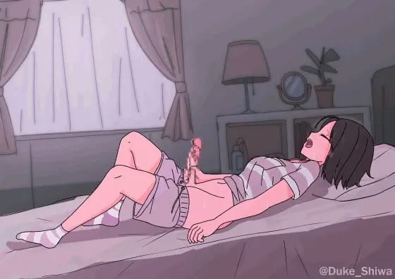 Making a huge mess on herself