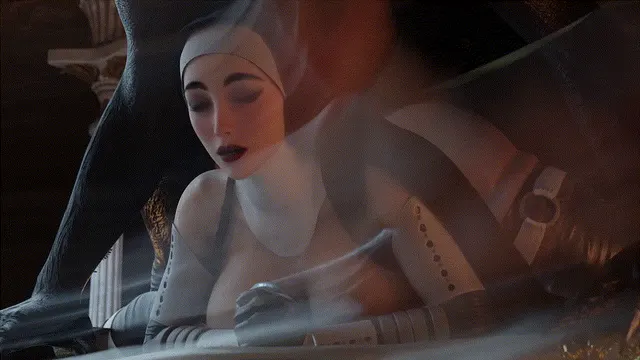 Holy nun forever corrupted by a giant werewolf load (tdontran)