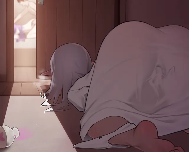 Frieren watching them fucking