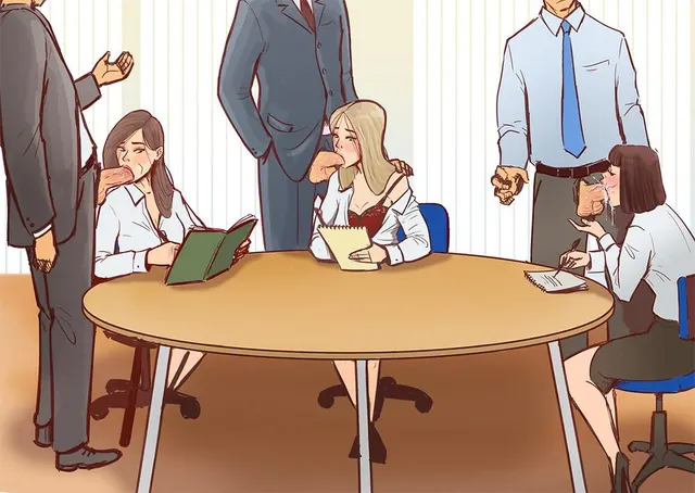 A typical office meeting