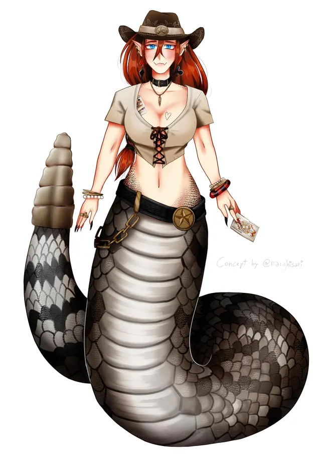My snake oc if I was a woman