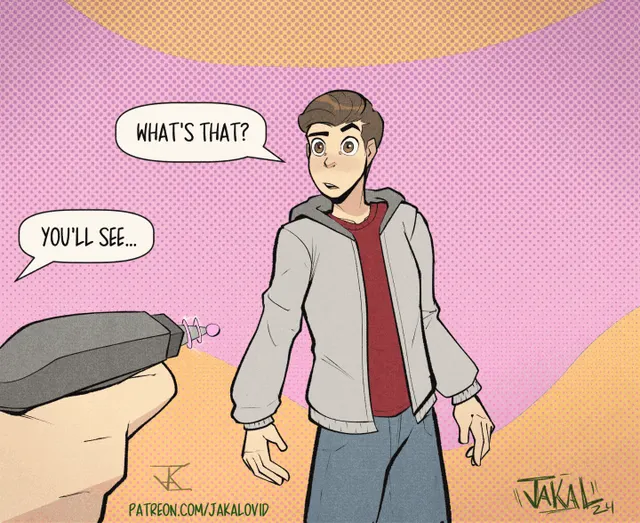 (M Human -> F Human, unwilling) "MtF YCH Gender Swap comm for Grenwick" by JakalOvid on DeviantArt