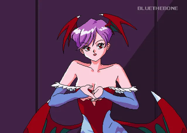 lilith & morrigan (bluethebone)