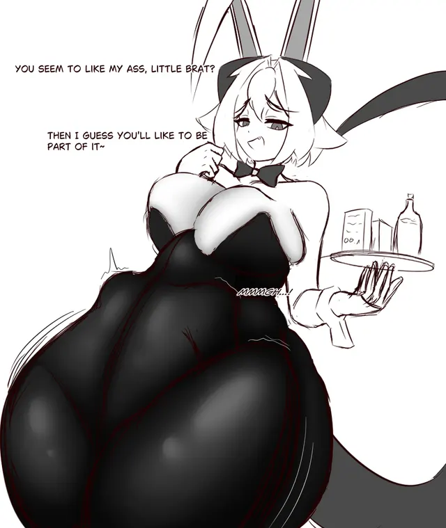 {image} Swallow a brat, who groped her ass (Art by Zen3) [Tailvore]