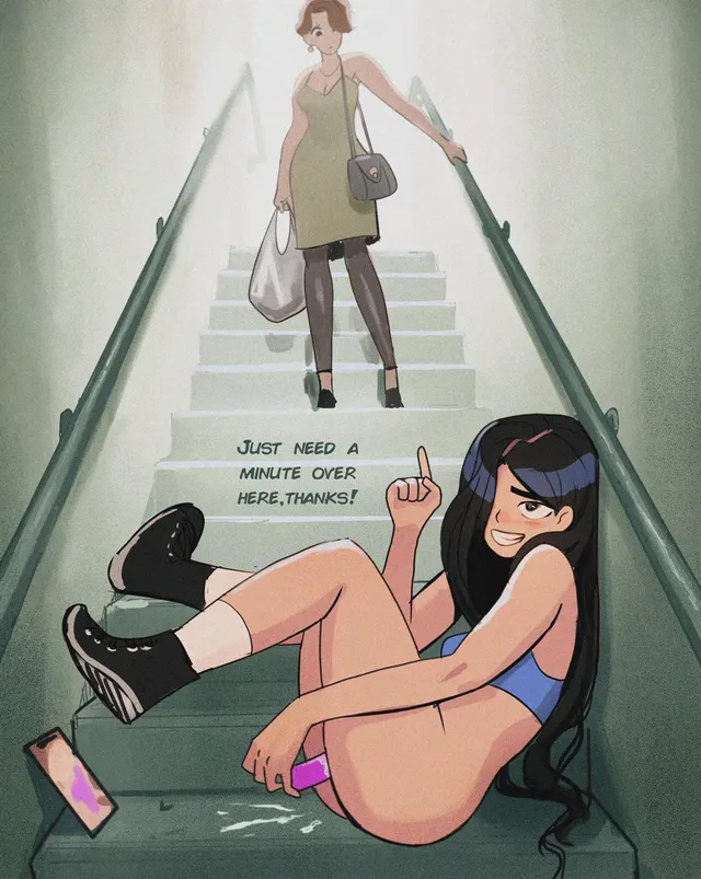 Did it on the stairs (Arttherapist)